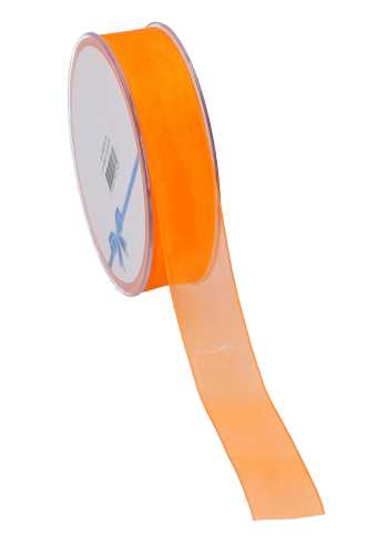 [K1320149] Organza Lint Oranje 25mm x 50 meter