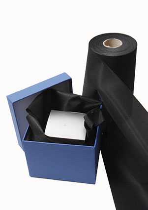 [K1570003-VULLIN] Opvul Stoflint Stof Labro Zwart 20cm x 30meter