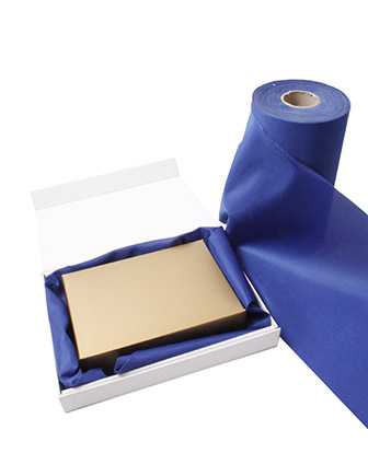 [K1570004-VULLIN] Opvul Stoflint Stof Labro Blauw 20cm x 30meter