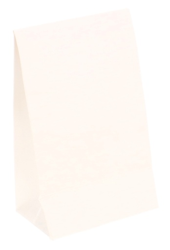 [K1070400] Luxe Kadozakjes Fabro Mat Wit & Plakstrip 6x4x10cm 10stuks