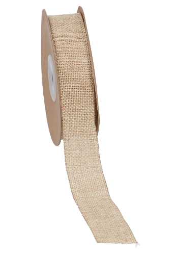 [K1390249] Geschenklint Jute De Luxe Naturel Bruin 25mm x 15 meter
