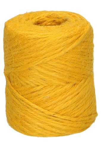 [K1390252] Koord Lint Jute Geel 2mm x 70 meter
