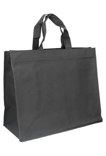 [1110378] Draagtas Monza Nonwoven Bigshopper Donker Grijs 40x20x35cm 50stuks