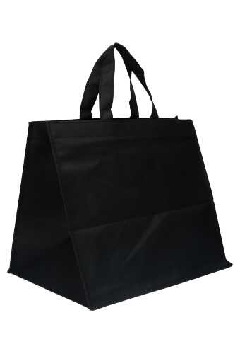 [1110382] Draagtas Monza Nonwoven Bigshopper Zwart 40x29x35cm 50stuks