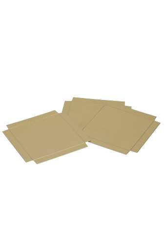[K1270794] Gouden Kartonnetje Bodem Elba voor transp. kubus 8x8x1cm 10stuks
