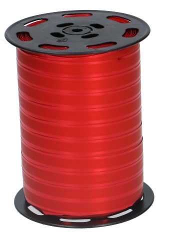 [K1010162] Krullint Cholet Metallic & Mat Rood 10mm x 225meter