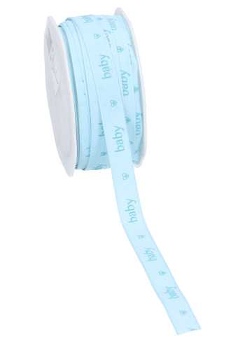[K1390267] Luxe Satijn Lint Baby Heats Blauw 12mm x 20meter