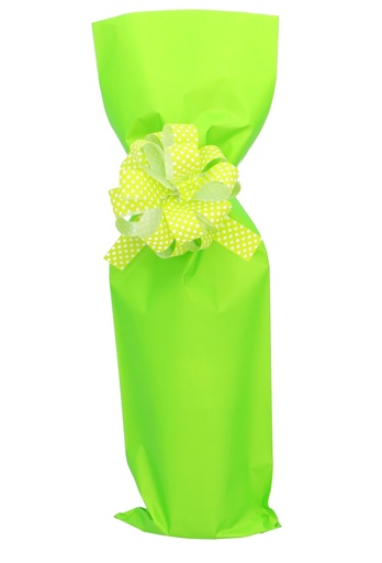 [K1170514] Wijnzak Folie Groen Mat 15x45cm 100stuks