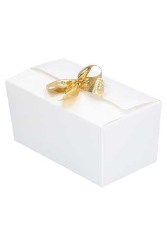 [K1360204] Bonbondoosjes Wit Bella 375 gram 12.7x7.3x6.2cm 25stuks