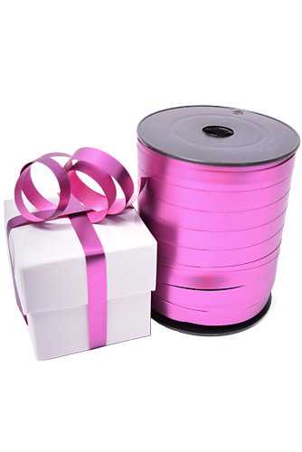 [K1010188] Krullint Mat Metallic Fuchsia 10mm x 250meter