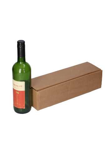 [K1170603] Luxe Wijndozen Ferro Kraft voor 1 fles 34x9x9cm 100stuks