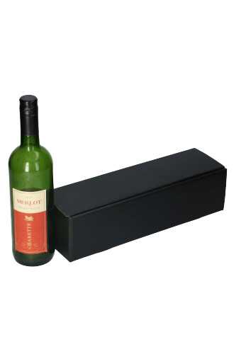 [K1170609] Luxe Wijndozen Ferro Zwart voor 1 fles 34x9x9cm 100stuks