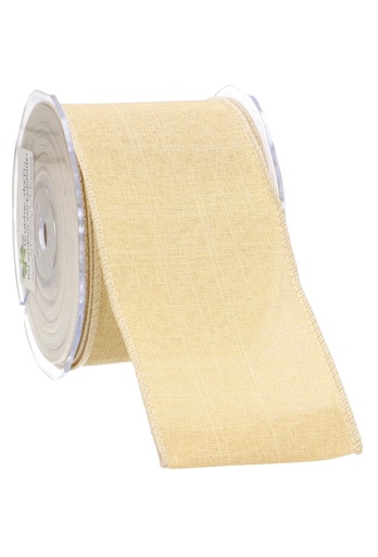 [K1390317] Luxe Kadolint Tessuto Creme & IJzerdraad 63mm x 10meter