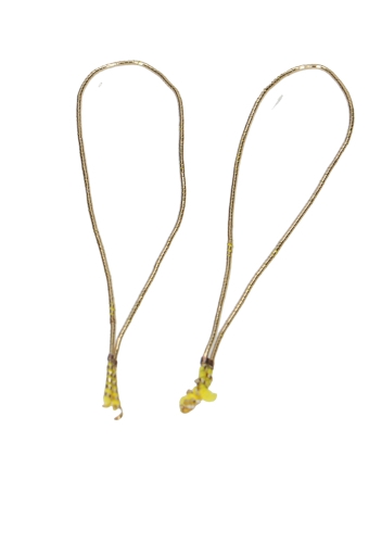 [K1390327] Elastiek Hanger Goud 15cm 1000stuks