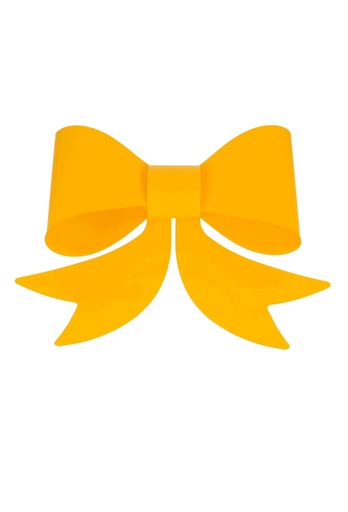 [K1290170] Strik Turijn Uni Geel Met 2 Lussen 30x28cm