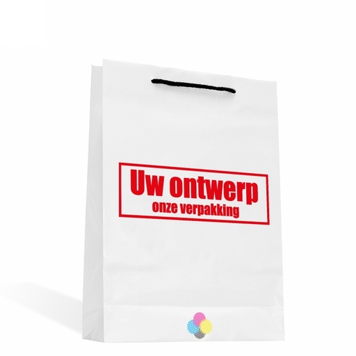 [1540091] Luxe Tassen Bedrukken Met Logo 170GRAM & Koord 25x9x30cm A4 FORMAAT