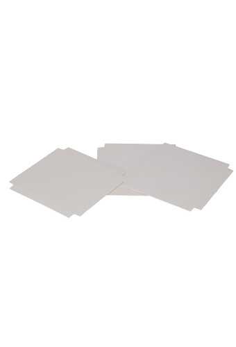 [K1270837] Creme Kartonnetje Bodem Elba voor transp. kubus 10x10x1cm 10stuks