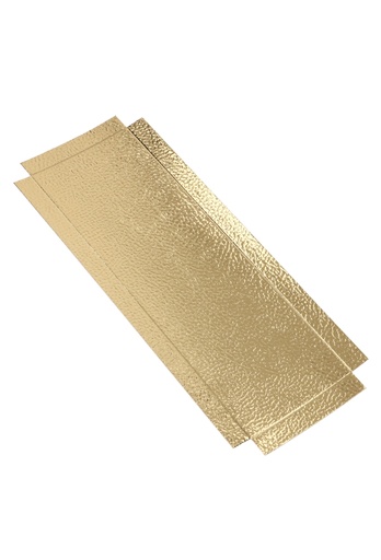 [K1270842] Gouden Kartonnetje Bodem Elba voor transp. kubus 27x9x1cm 10stuk