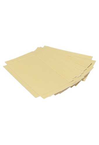 [K1270844] Gouden Kartonnetje Bodem Elba voor transp. kubus 12.5x8x1cm 10stuk