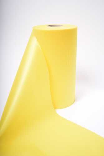 [K1570011-VULLIN] Geschenklint Breed Stof Labro Geel 20cm x 30meter