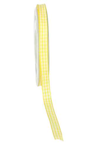 [K1380020] Cadeaulinten Ruit Geel 10mm x 20 meter