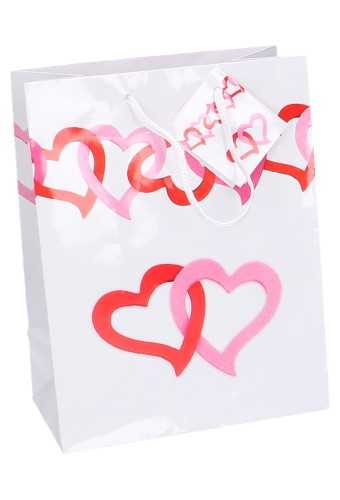 [K1110439] Kadotasjes Liefde Medium Hartjes Slingers 18x10x23cm 12stuks