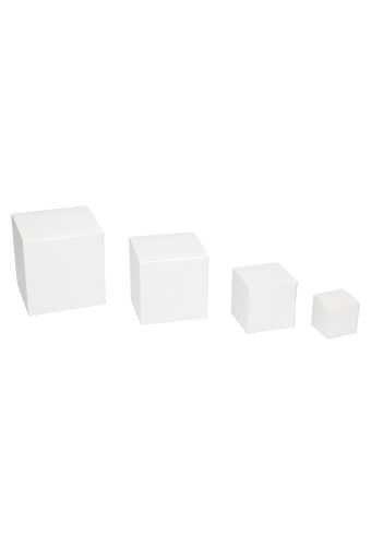 [K1270835] Kubus Kadodoosjes Wit 4x4x4cm 25stuks