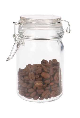 [K1590020] Glazen Weckpotje Rond Met Deksel & Zinken Beugel 6.8x11.7cm 12stuks