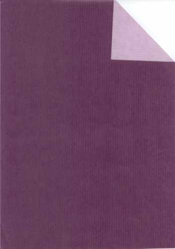 [1060105-60] Luxe Kraft Dubbelzijdig Uni Paars & Lila 70gr 60cm x 200meter