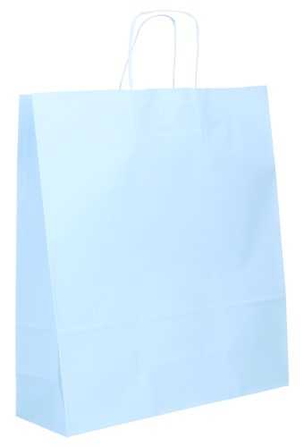 [K1120165] Papieren Draagtas Kassel Met Handvat L Blauw A3 36x12x41cm 50stuks
