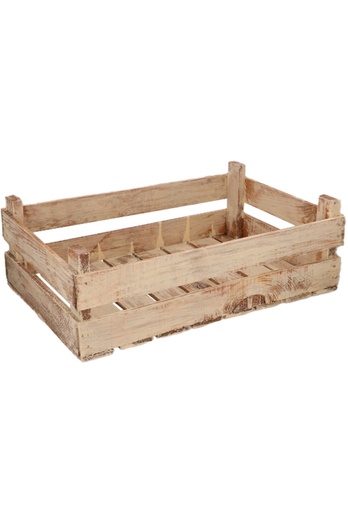 [161014] Bollenkist Laag Groot Grenen 40x60x20cm 12stuks