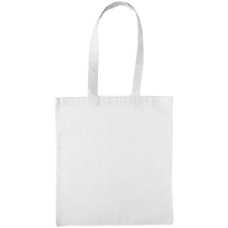 [1540121] Draagtas Katoen High Quality 140gr Wit & Lang Hengsel 38x42cm