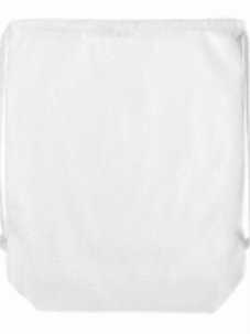 [1540123] Rugtas Katoen Met Bodem 140gram Wit & Koord 37x11x48cm