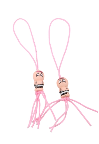 [K1340290] Gelukspoppetjes Geluksbaby Meisje Met Koord 100stuks