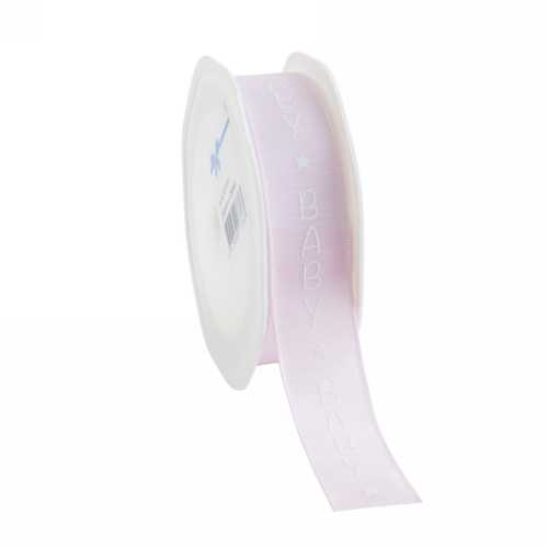 [K1390446] Luxe Satijn Lint Baby Star Baby Roze 22mm x 15meter