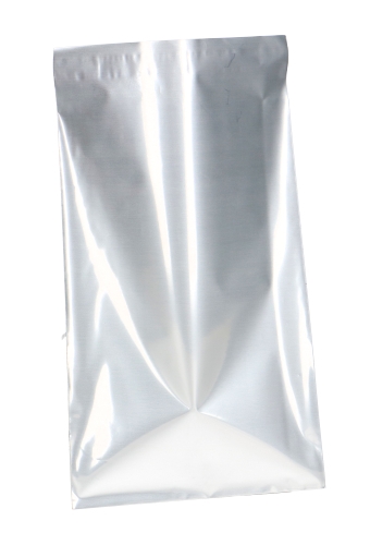 [K1070591] Kadozakjes Folie Mita Mat Zilver & Plakstrip 20x28.5+3cm 100stuks