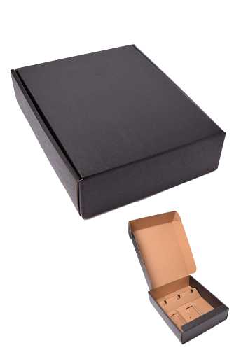 [K1170658] Luxe Wijndozen Ferro Zwart voor 3 fles 28x9x34cm 30stuks