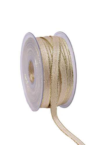 [K1390487] Kadolint Metallic Goud Mat Met Goud Rand IJzerdraad 10mm x 50meter