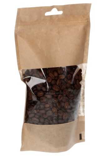 [K1240057] Stazakken Doy Moka Kraft Zip-sluiting & Venster 13x7x22.5cm 100stuks