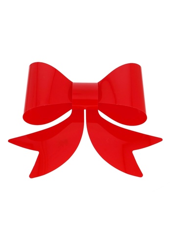 [K1290275] Strik Turijn Uni Rood Met 2 Lussen 30x28cm