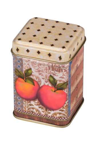 [1630171] Blikken Appels Vierkant 4.3x4.3x6cm 24stuks