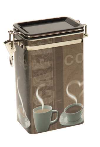 [1630176] Blikken Koffie Bus Rechthoekig 11.5x8.1x18.3cm 12stuks