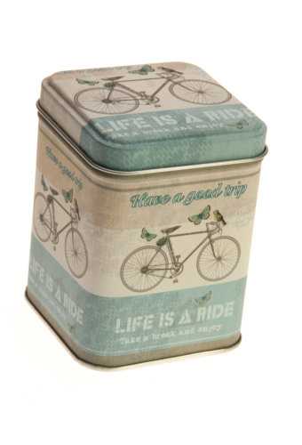 [1630185] Blikken Fiets Vierkant 50gram 6x6x8cm 24stuks