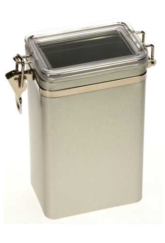 [1630193] Blikken Blanco Rechthoekig 11.5x8x18.3cm 12stuks