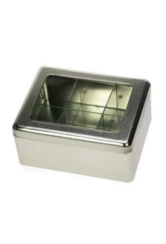 [1630207] Blikken Blanco Rechthoekig 19.3x15.2x7cm 12stuks