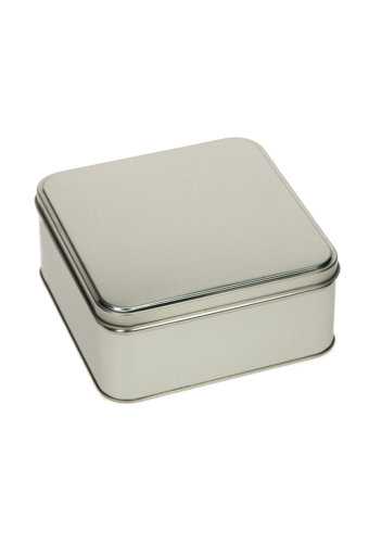 [1630216] Blikken Blanco Vierkant 15x15x6.5cm 12stuks