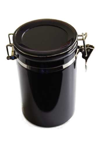 [1630230] Blikken Zwart Rond 10.4x15.2cm 6stuks