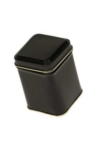 [1630237] Blikken Zwart Vierkant 4.3x4.3x6cm 24stuks