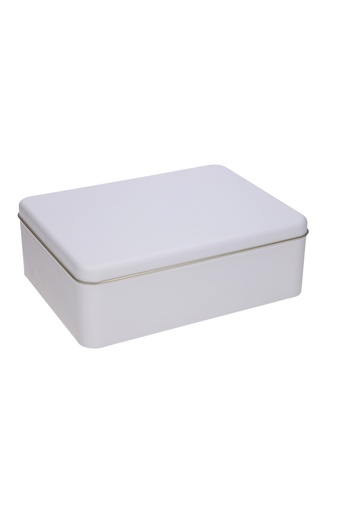 [1630240] Blikken Licht Beige Rechthoekig 22.3x16.7x7cm 6stuks