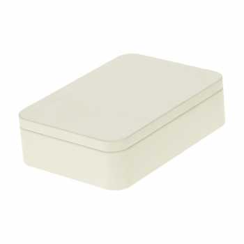 [1630244] Blikken Licht Beige Rechthoekig 14.2x10.1x3.1cm 12stuks